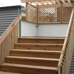 Stairway to the deck