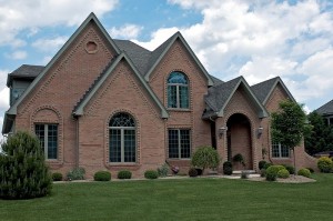 Large brick home