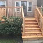 Small deck with stairs